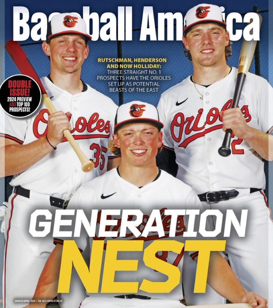 nelsondorseyiii's tweet photo. Top MLB Farm System:

2021 Midseason: Orioles
2022 Preseason: Orioles
2022 Midseason: Orioles
2023 Preseason: Orioles
2023 Midseason: Orioles
2024 Preseason: Orioles 

(@MLBPipeline &amp; @BaseballAmerica)
#Orioles #Birdland https://t.co/0ts6stqodn