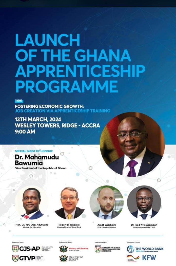 nie_gh's tweet image. Launch of the Ghana  #ApprenticeshipProgramme.