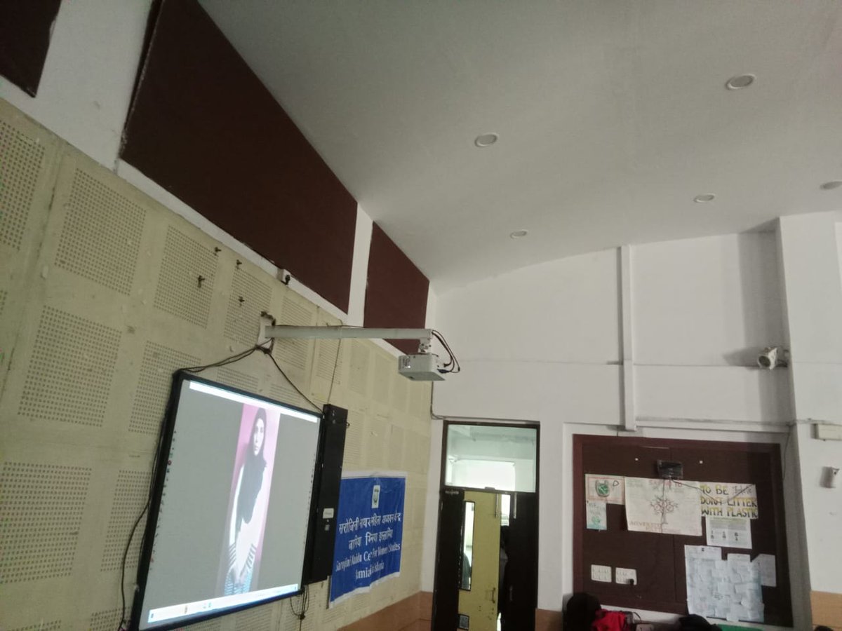 SNCWS_JMI's tweet photo. Sarojini Naidu Centre for Women's Studies, Jamia Millia Islamia has presented a documentary screening from the campus and outside on International Women's Day.
The teacher Incharge was Prof. Ambreen Jamali and student coordinator was Ms. Britee.
.
.
.
#sncws
#jmi 
@jmiu_official https://t.co/6NYYHSpFjS