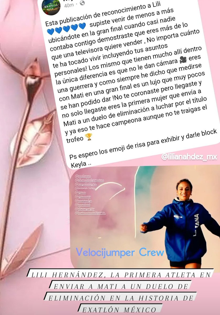 AcquartMiss's tweet photo. Final adelantada anoche, Lili envía por primera vez en la historia de Exatlón a Mati a un duelo de eliminación, y mi Andrés arrasando con todos. El mejor capitulo de la temporada y demostrado que aunque se armó un equipo AllStar rojo contra un azul sin sus AllStar brillaron! 🩵✨ https://t.co/oC3ko08zEh