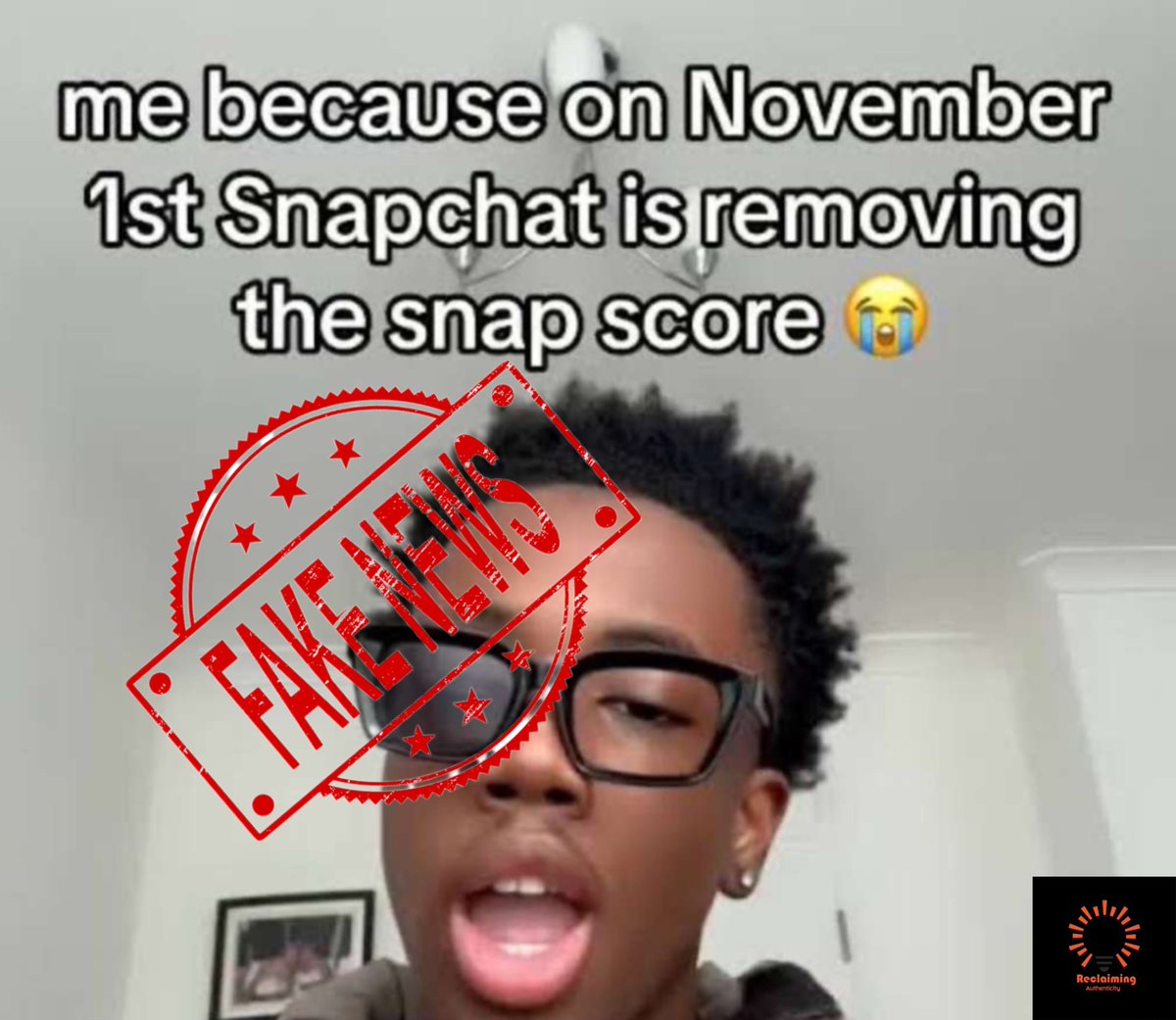 This is just a rumor! 
Snapchat is not removing the Snapscore feature.
Always verify your news before sharing it !
#verifybeforeyouamplify #reclaimingauthenticity #snapchat #snapscores #nofakenews
#authenticitycheck