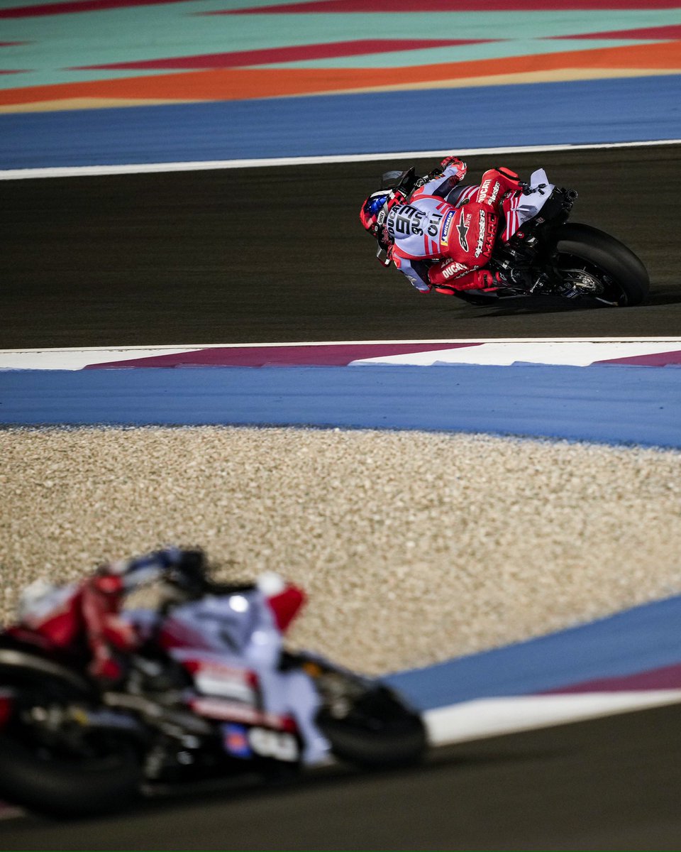 Primera sprint race del año (P5). 🏁Contento con las sensaciones aunque toca pulir cosas para seguir evolucionando. 💪🏻 First sprint race of the year (P5). 😁Happy with the feelings although we have to improve some things to keep evolving. #MM93 #QatarGP