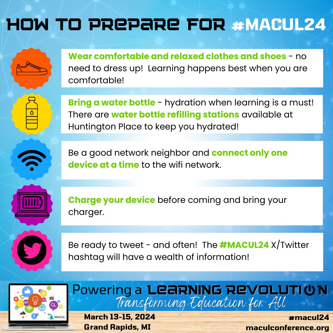 Ready to do some pre-conference prep today? Were serving up insider tips and tricks for how to prepare for #macul24 like a pro! 💻💪