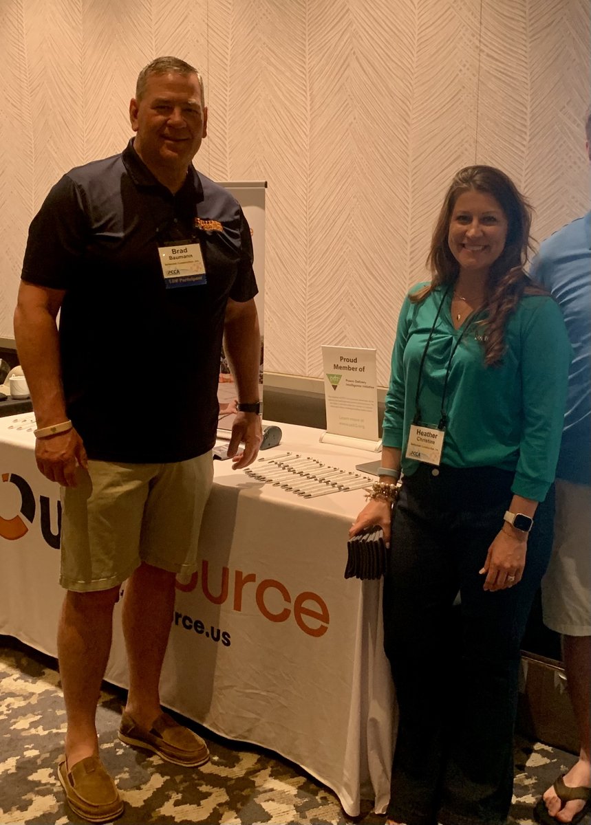 PDi2_tweets's tweet photo. Great to see a proud PDi2 member sign on the UtiliSource table at the 79th Annual @PCCA_tweets Convention this week. Thanks, Brad Baumann & Heather Christine!
#powerdelivery #undergrounding #powerlines #gridmodernization #gridreliability #gridresilience #powergrid #PDi2 https://t.co/GI1i1Ha7B1