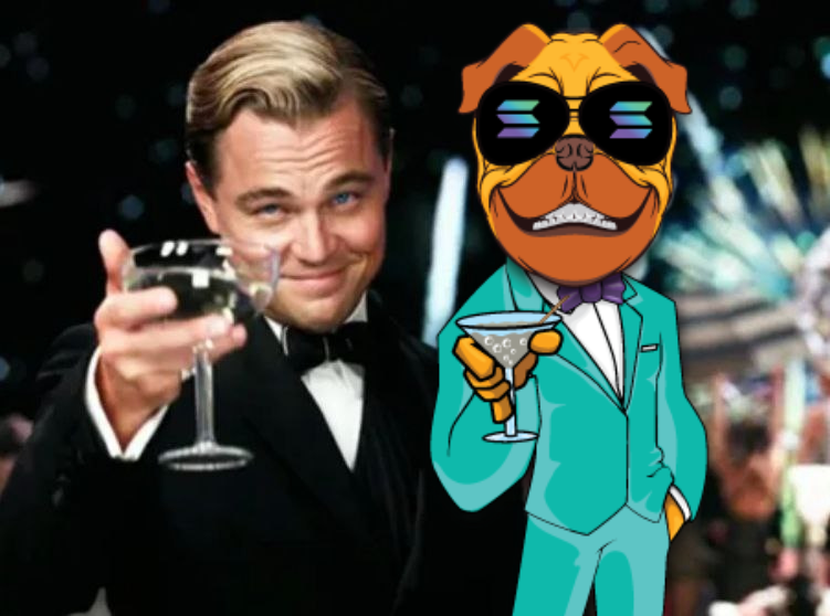 PartyPugSol's tweet photo. @cryptojourneyrs Cheers to your moon bags!.. 🍻Get some $PUG in there! https://t.co/eOnRS9te9t