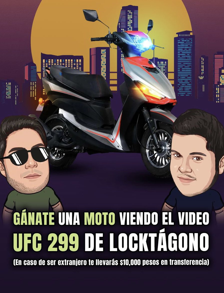 iluminatipick's tweet photo. ¡ÚLTIMOS MINUTOS PARA PARTICIPAR! 🤑🤑🤑

¿Quieres ganarte una moto?
¿Quieres $10.000?
¿Una pizza o retiros en efectivo?

Vayan al video del #Locktagono 😎

https://t.co/R0EQATsDA7 https://t.co/P7btxGGI9S