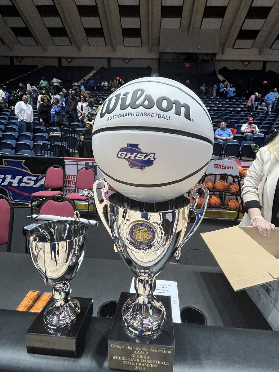 Good luck to the @CCPSAthletics Clayton County Eagles and the @HoustonCountySS Sharks in their showdown today for the <a href="/AdaptedSports/">Adapted Sports</a> <a href="/OfficialGHSA/">GHSA</a> 2023-2024 Wheelchair Basketball State Championship! @ScoreAtlanta <a href="/NFHSNetwork/">NFHS Network</a> <a href="/MaconCentreplex/">Macon Centreplex</a>