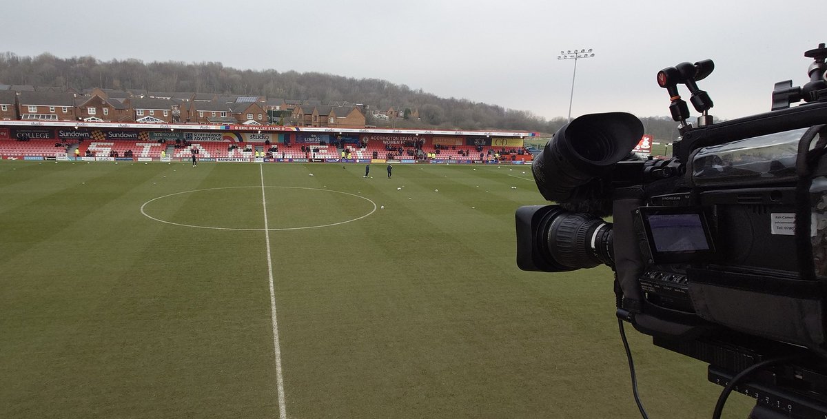 For the first time being a camera op I got to work in my home town today, 1.4 miles from home at Accy Stanley!! Shame about the result.