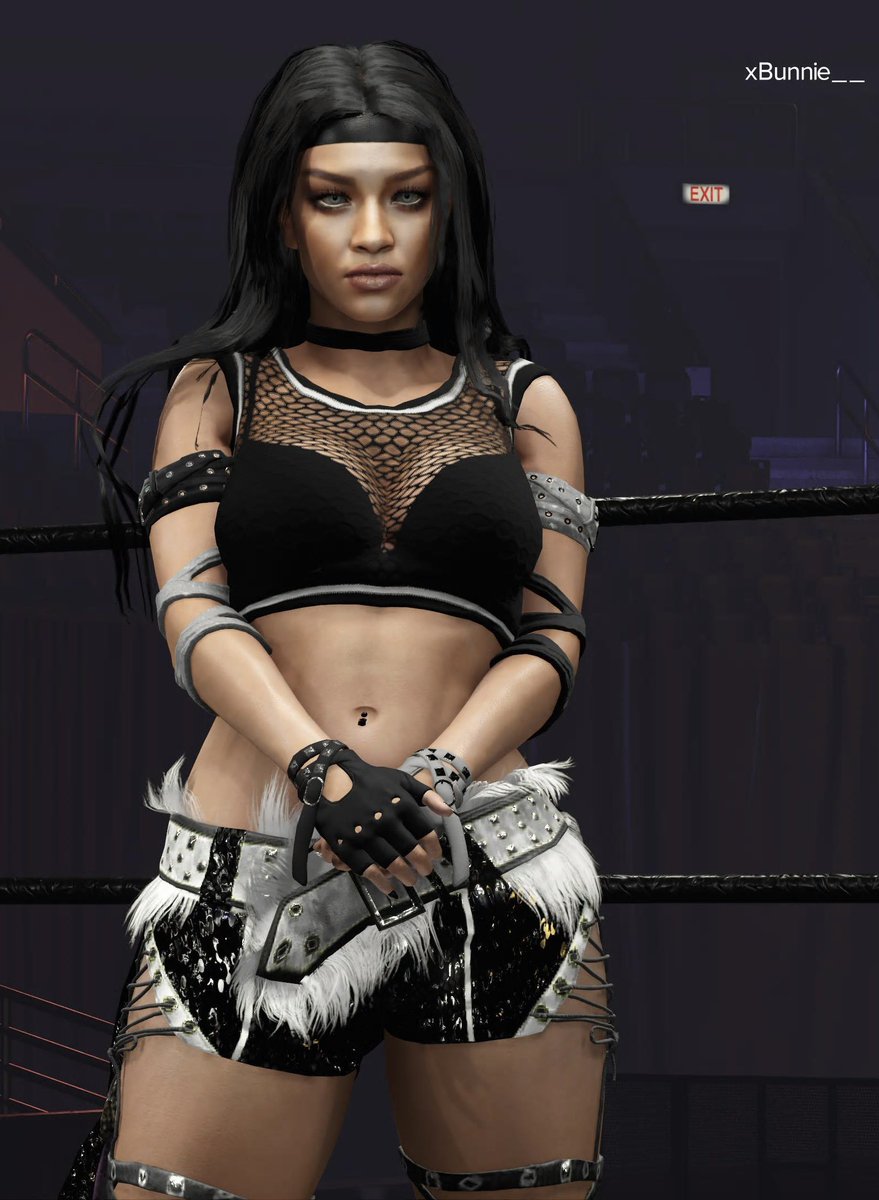 CuttingCharm's tweet photo. Throwing it back to when we had to use logos for bangs/hide things 🤫 🙈 

Her morph was too cute not to move past &amp; post. 💅🏻 

Heather is available for download on #CommunityCreations on #WWE2K24 

Tags are: #SVRSugar #DIVA #CUTE 

#WWE2K4 #WWE2K23 #WWE #WWEGames #CAW https://t.co/GLw5GQ7ERs