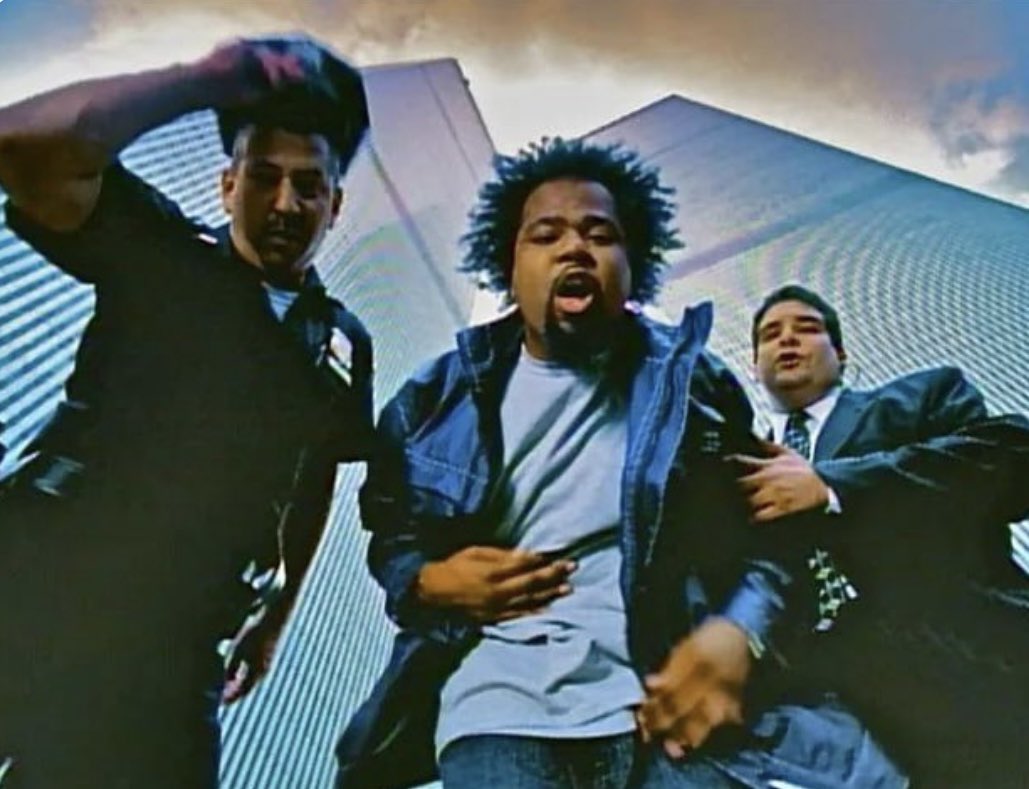 MorbidKnowledge's tweet photo. On September 7, 2001, Dilated Peoples filmed the music video for their song "Worst Comes To Worst" in front of the World Trade Center and used a WTC office worker as an extra. Just four days later the attacks would take place. https://t.co/YZsm2EMnzI