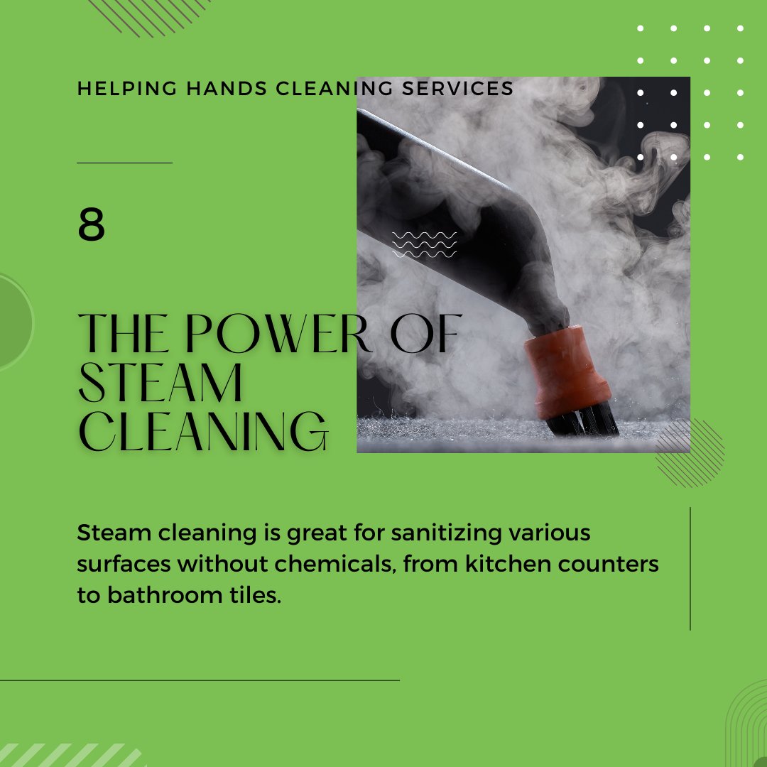 hhcleans's tweet photo. Unleash the steam dream team on your home! 💨🏠 Watch dirt and germs vanish without a chemical in sight. From kitchen counters to bathroom tiles, steam is the clean queen. 

#cleanforhealth #cleanqueen #steamcleaning #steam #dirt #professionalcleaning #elmhurst #chicago https://t.co/Jcq43uloCE