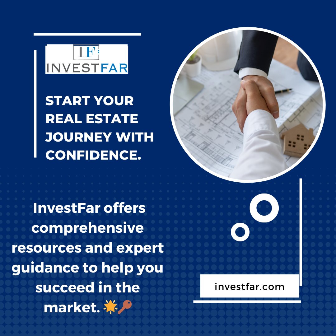 Embark on your real estate journey confidently with InvestFar.

Our comprehensive resources and expert guidance ensure your success in the market. 🌟🔑

#InvestFar #RealEstateSuccess #DreamBigInvestSmart #RealEstateExpert #HomeownershipDreams #RealEstateInnovators