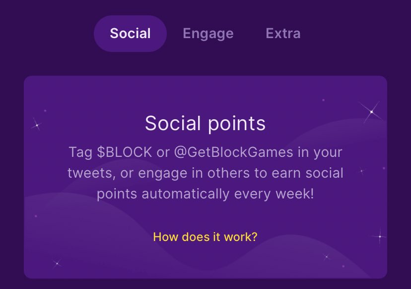Don’t only put your focus on farming $BLOCK on twitter, also play the games to earn points.

You can also get the dice if you’re rich😊.

Farm engagement points as you’re farming social points🤝.