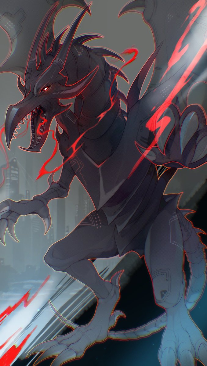 red eyes black dragon, image size:678x1200