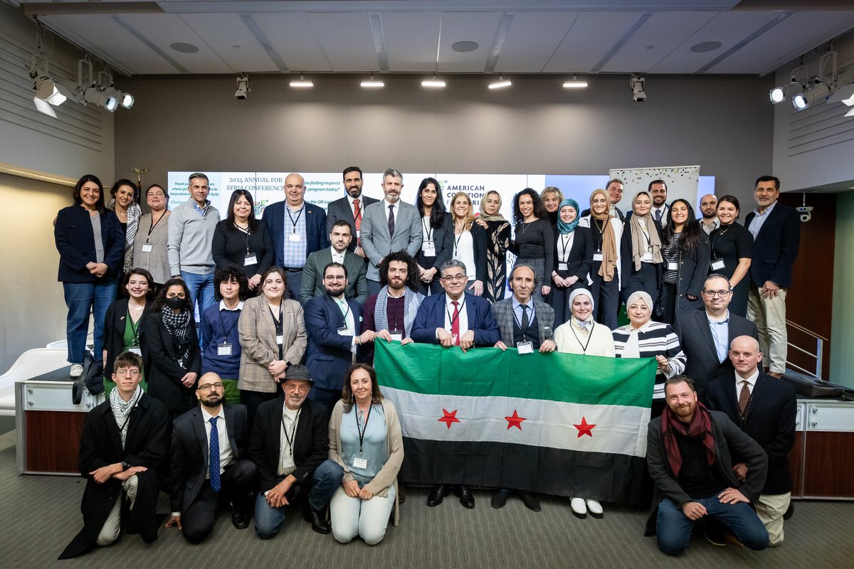 ACSyria's tweet photo. Our 2024 Annual #ForSyria Conference ended on a high note. A big thank you to everyone who came from near and far. 
“Revolution is an idea that never dies.” الثورة فكرة والفكرة لا ��موت #FreeSyria https://t.co/wmjq2tRn3u