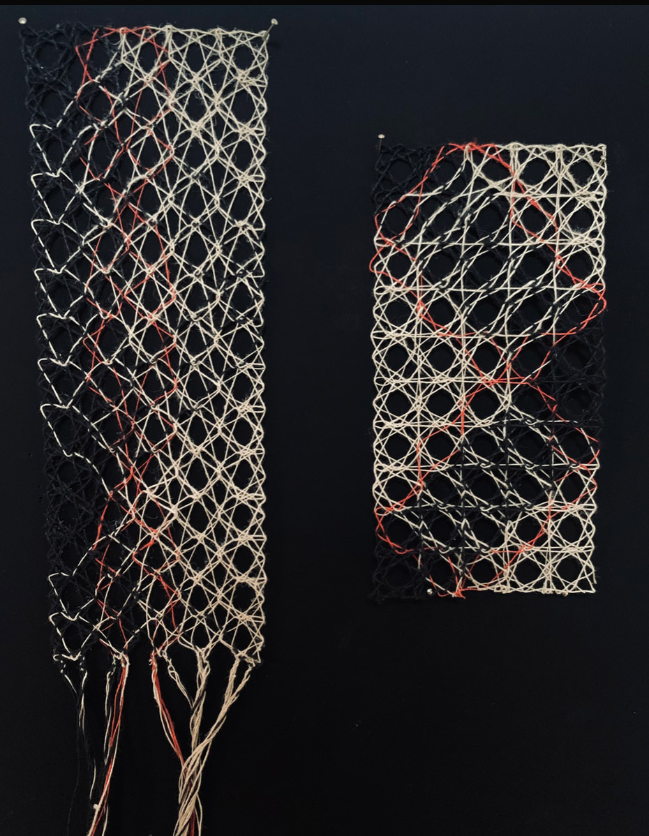 MrPrudence's tweet photo. Wonderful delicate (and algorithmic) lacework from Madeline Thoman whose work 'centers on system dynamics as experienced through the patterns and repetitions of the slow-paced art of lacemaking'
→
https://t.co/4cNyaS9nEC https://t.co/INCSadb54u