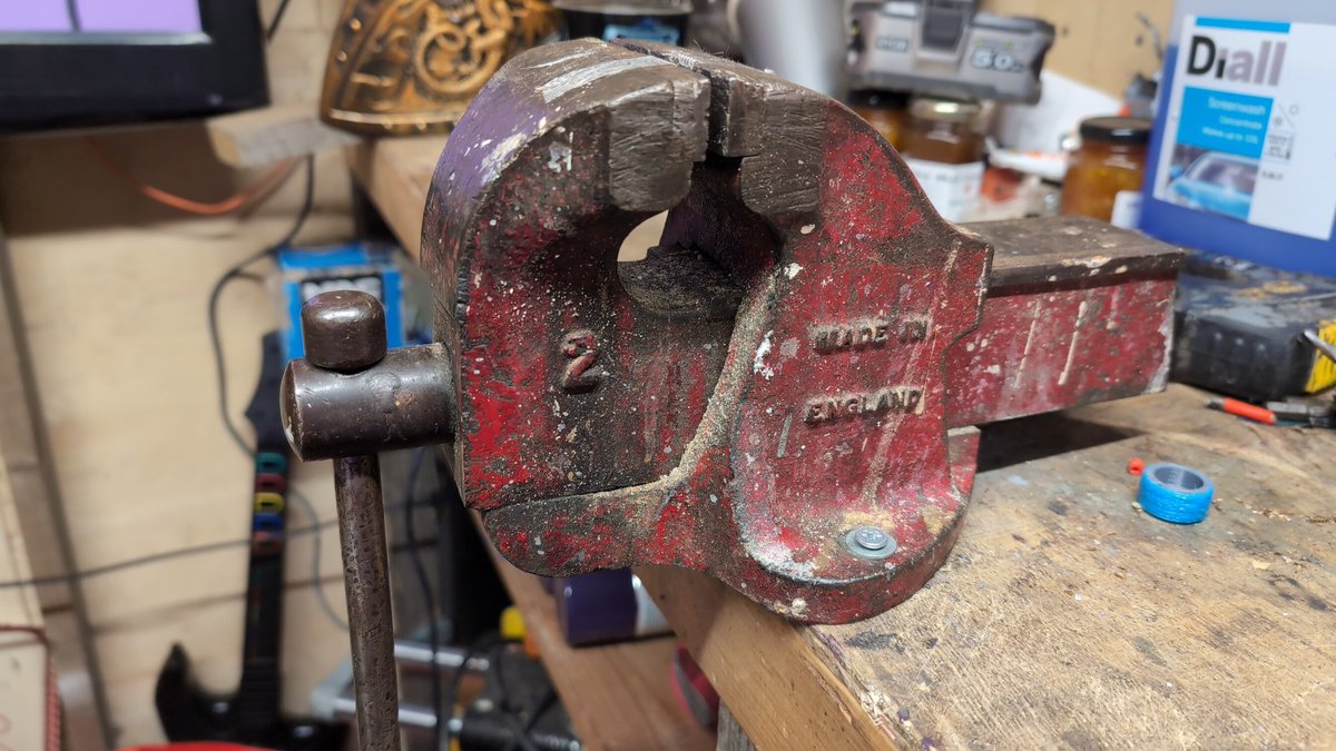 This is hard and definitely heavy, but I need to talk about my vice..... 

This is my vice, used to be my granddad's, fricking isn't it awesome.l
