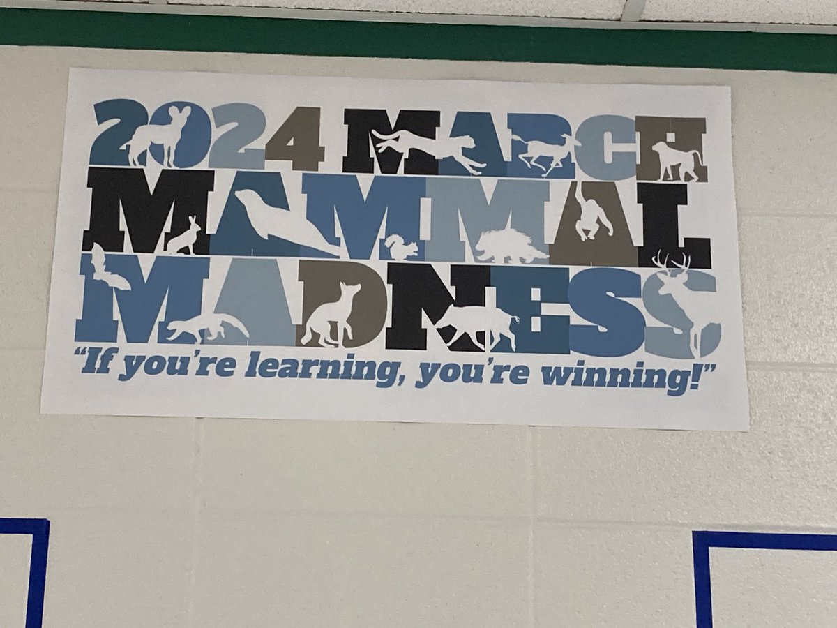 DC Bio is doing March Mammal Madness this year. Who will have the winning bracket??