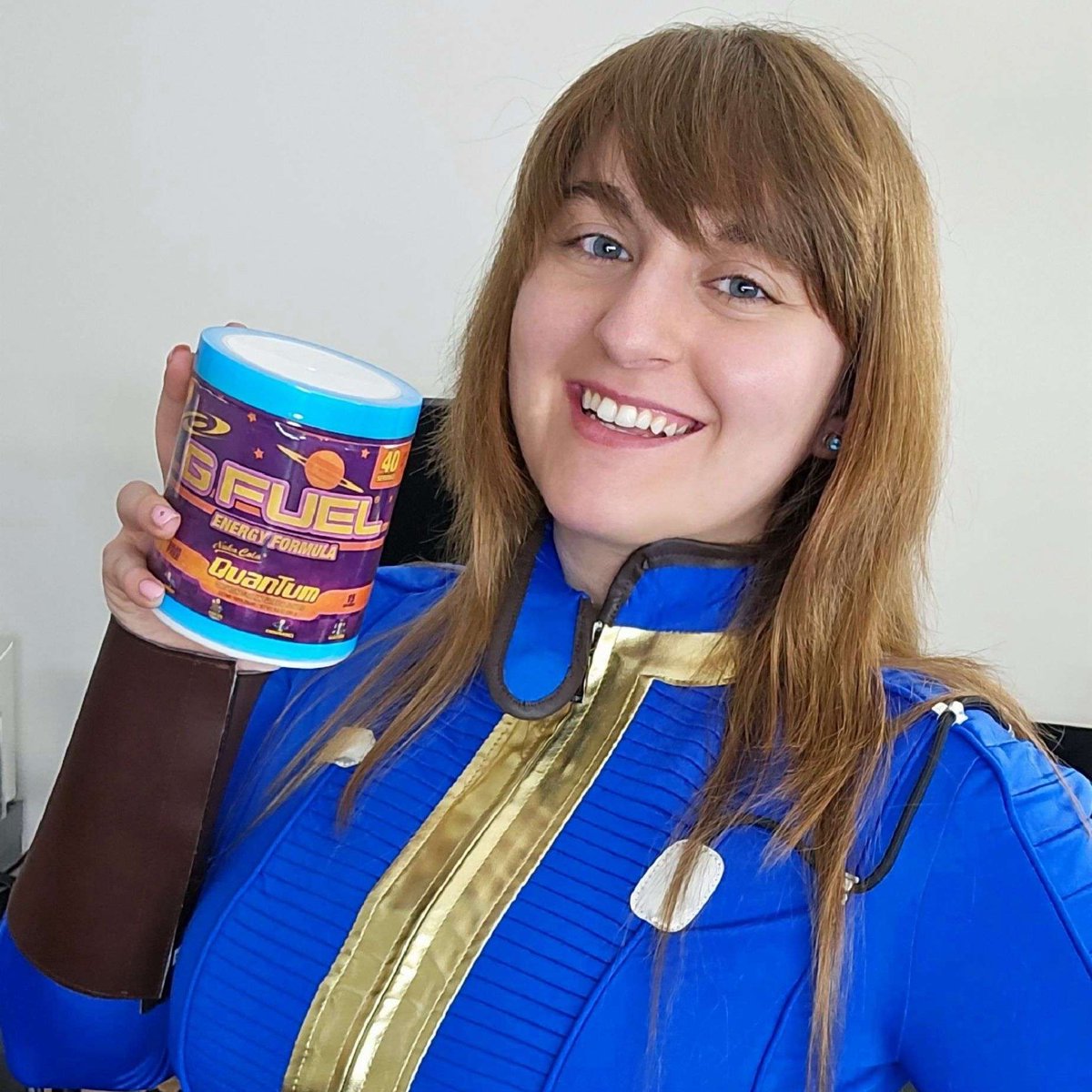 GFuelEnergy's tweet photo. ☢️ VAULT DWELLERS!!! Join us tomorrow for an ACTION-PACKED #FALLOUT x #GFUEL Stream! GAMEPLAY! GIVEAWAYS! GOOD VIBES!

🧡 𝗥𝗧 + 𝗙𝗢𝗟𝗟𝗢𝗪 to win a Tub! 2 winners picked on Monday!

🕰️ : March 10th! 3pm ET!
📺 : https://t.co/LWywkVbP6I
🎙️ : Hosted by @MissHydeCosplay! https://t.co/fUNouHMnyl