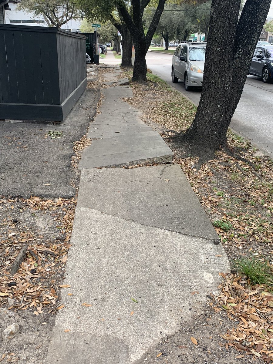 This is what people who don’t walk, ride, or push a stroller think is acceptable