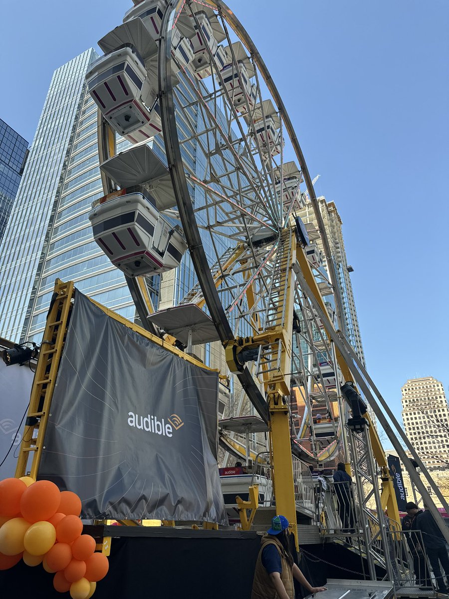 AUSXSW's tweet photo. Nothing says SxSw is in town like a giant Ferris wheel in the middle of the city #sxsw #SXSW2024 https://t.co/qPgmq4656A