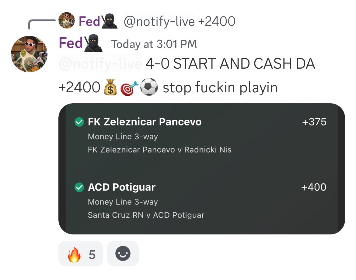 PureMotionPicks's tweet photo. He’s just getting started! Lock in now!
#puremotion #puremotionpicks #soccerpicks https://t.co/w2mGOUnMBb