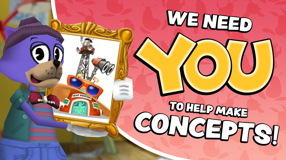 We want YOU to join the Toontown Team! We're currently seeking Concept Artists who can bring written ideas to life in visual form. If you have experience in art and are interested in applying, head on over to toon.town/apply for more information!