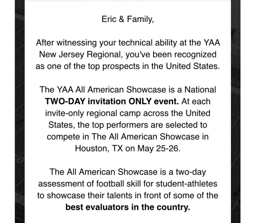 Thank you @youareathlete for the invite! I can’t wait to compete in Houston! @ShockDoctor