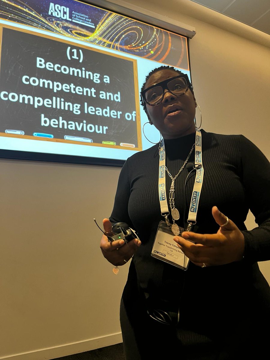 Oh, what a beautiful morning... I could not have asked for a more positive response from the attendees at my behaviour leadership workshop at the @ASCL_UK conference today.