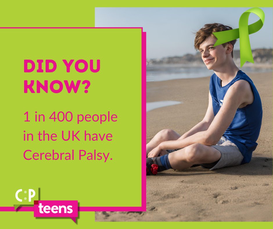March is Cerebral Palsy Awareness Month... Did you know? It is estimated that 1 in 400 babies born in the UK have Cerebral Palsy. #CerebralPalsyAwarenessMonth