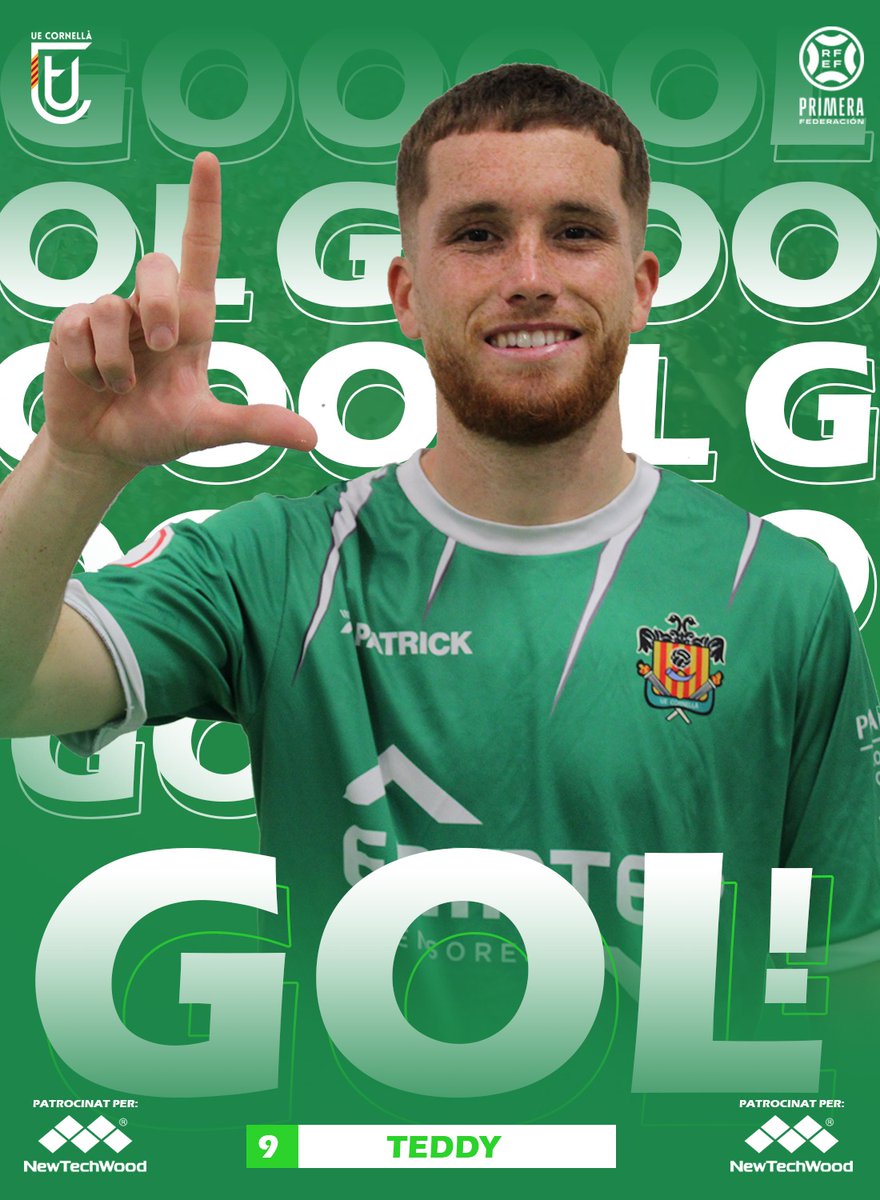 ue_cornella's tweet photo. ⏱️ 57’ | 0⃣-1️⃣ | 🎯 GOOOOL, GOOOOL, GOOOOL, GOOOOL, GOOOOL, GOOOOL, GOOOOL, GOOOOL, GOOOOL, GOOOOL, GOOOOL, GOOOOL, GOOOOL, GOOOOL, GOOOOL, GOOOOL, GOOOOL!! 🤩

⚽️ @teddy__20 marca després d'una gran jugada de Caballero! SOM-HI!! 😍

#RealSociedadBCornellà 🟢 https://t.co/jbnS1YUzIo