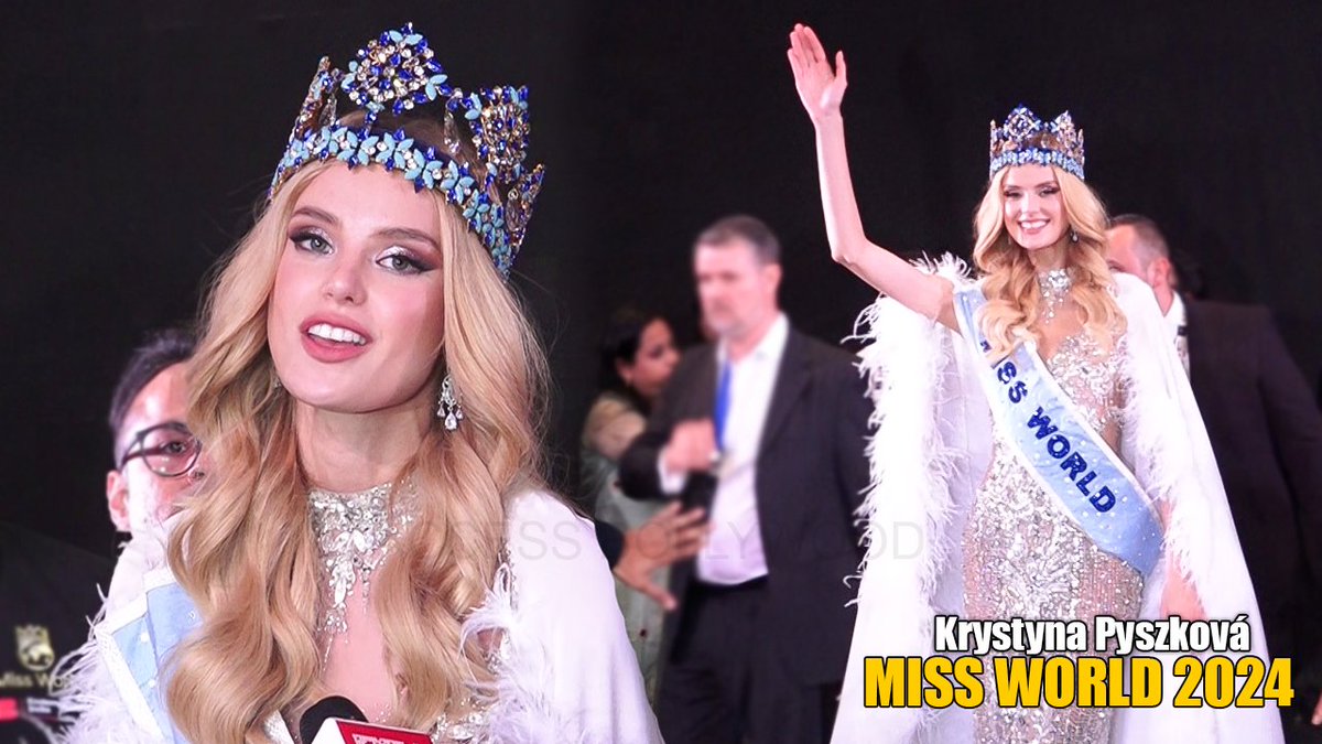 Miss World 2024 Krystyna Pyszková FULL Interview After Wins The 71st Miss World Crown Video Link - youtu.be/QTVFGt7e8vc #MissWorld #MissWorld2024Finale #KrystynaPyszkova #KrystynaPyszkova #MissWorldOnSonyLIV #MissWorld71st #MissWorld71 #MissWorldFinale #MissWorld