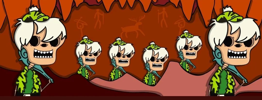 💀Skulis Spotted💀 New Collab Excavation: cavefrens.com/caves Whilst traveling through The Caves, a group of tribal Skulis comes from the depths!