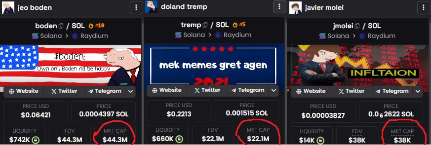javiermolei's tweet photo. Do you really think the most groundbreaking president of all times won't have his memecoin moment?

Think again.
Study Javier Milei.

@JMilei https://t.co/i6p6WwFwFo