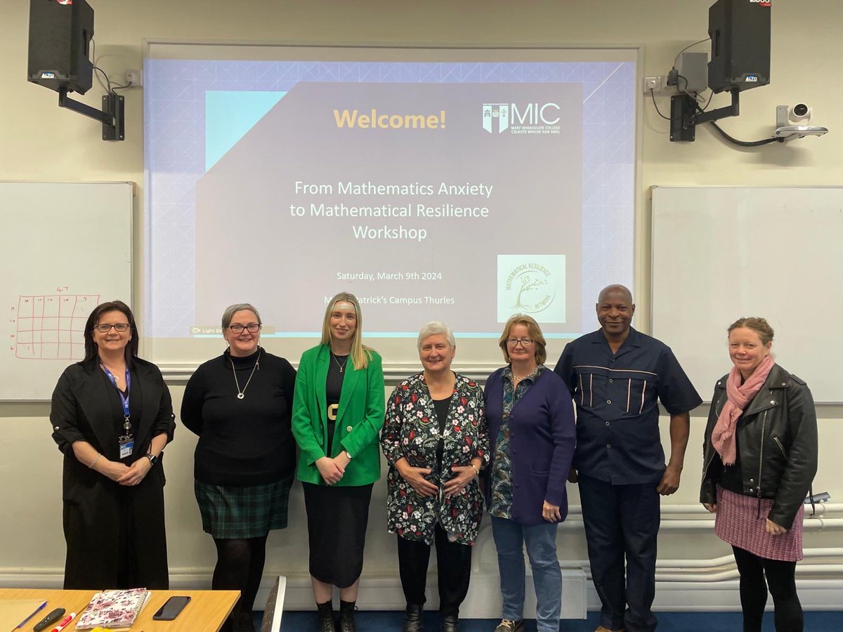Dr Maria D. Ryan (@whyhatemaths) on Twitter photo A big Thank You! to all who participated and helped organise and support todayās workshop on maths anxiety/ mathematical resilience <a href="/MICThurles/">School of Education, MIC Thurles</a>ā©. A very productive and informative day ā¦ā¦<a href="/MICLimerick/">Mary Immaculate College (MIC)</a>ā© ā¦<a href="/ILSA_Education/">Irish Learning Support Association</a>ā© ā¦<a href="/MICEducationFac/">Faculty of Education, Mary Immaculate College.</a> ā¦<a href="/imtanational/">Irish Maths Teachersā Association</a>ā© A big Thank You! to all who participated and helped organise and support todayās workshop on maths anxiety/ mathematical resilience <a href="/MICThurles/">School of Education, MIC Thurles</a>ā©. A very productive and informative day ā¦ā¦<a href="/MICLimerick/">Mary Immaculate College (MIC)</a>ā© ā¦<a href="/ILSA_Education/">Irish Learning Support Association</a>ā© ā¦<a href="/MICEducationFac/">Faculty of Education, Mary Immaculate College.</a> ā¦<a href="/imtanational/">Irish Maths Teachersā Association</a>ā©