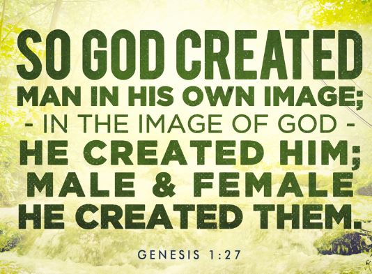 The Kingdom of God has no geographic, denominational, nor political borders. Those who try to remake Jesus & his agenda to fit their own agenda violate Genesis 1:27, reversing God's plan. They make God into THEIR own image. That's more comfortable but it is also idolatry.