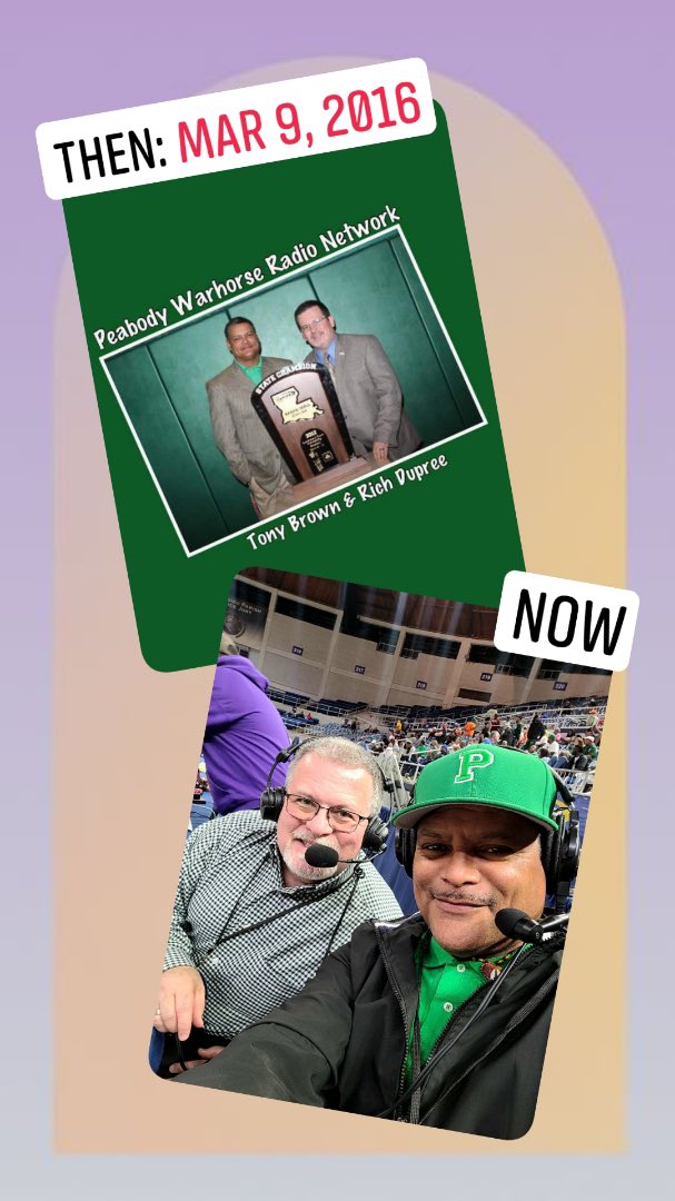 Before I got into politics in 2001, I was in radio, with a passion for sports &amp; in particular, basketball🏀. Today at 4pm, I’ll be doing play-by-play for the Peabody Warhorses, my 25th year with them! In that time, I’ve broadcasted 9 State Championship wins - &amp; go for #10 today📻