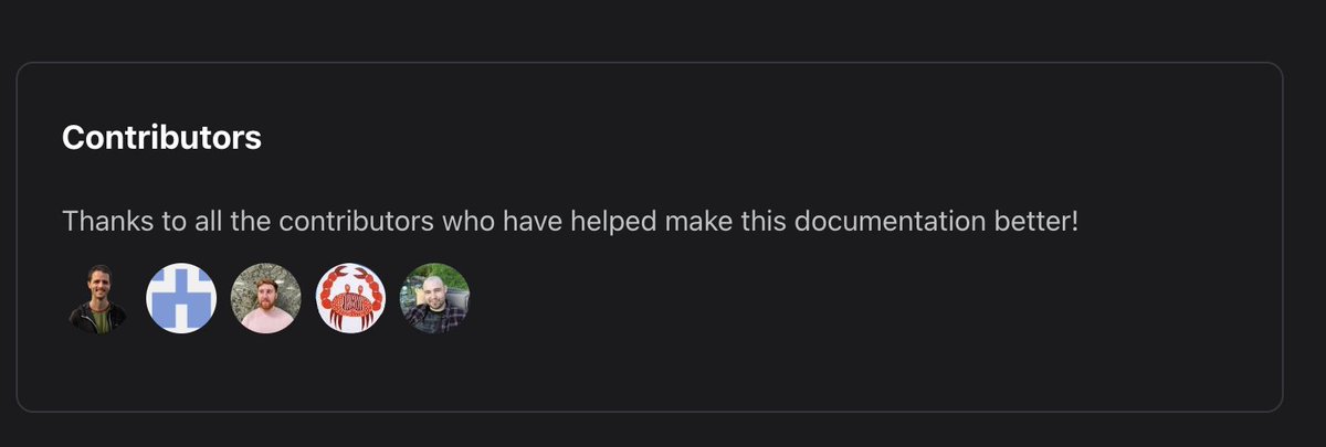 laforge_toma's tweet image. ✨ A new footer for contributors has been created in the documentation of #angularChallenges
By taking the time to improve the doc, your Github handle will now appear at the bottom of the page.
Thanks a lot to all the people that are contributing to improving this project. 🙏…