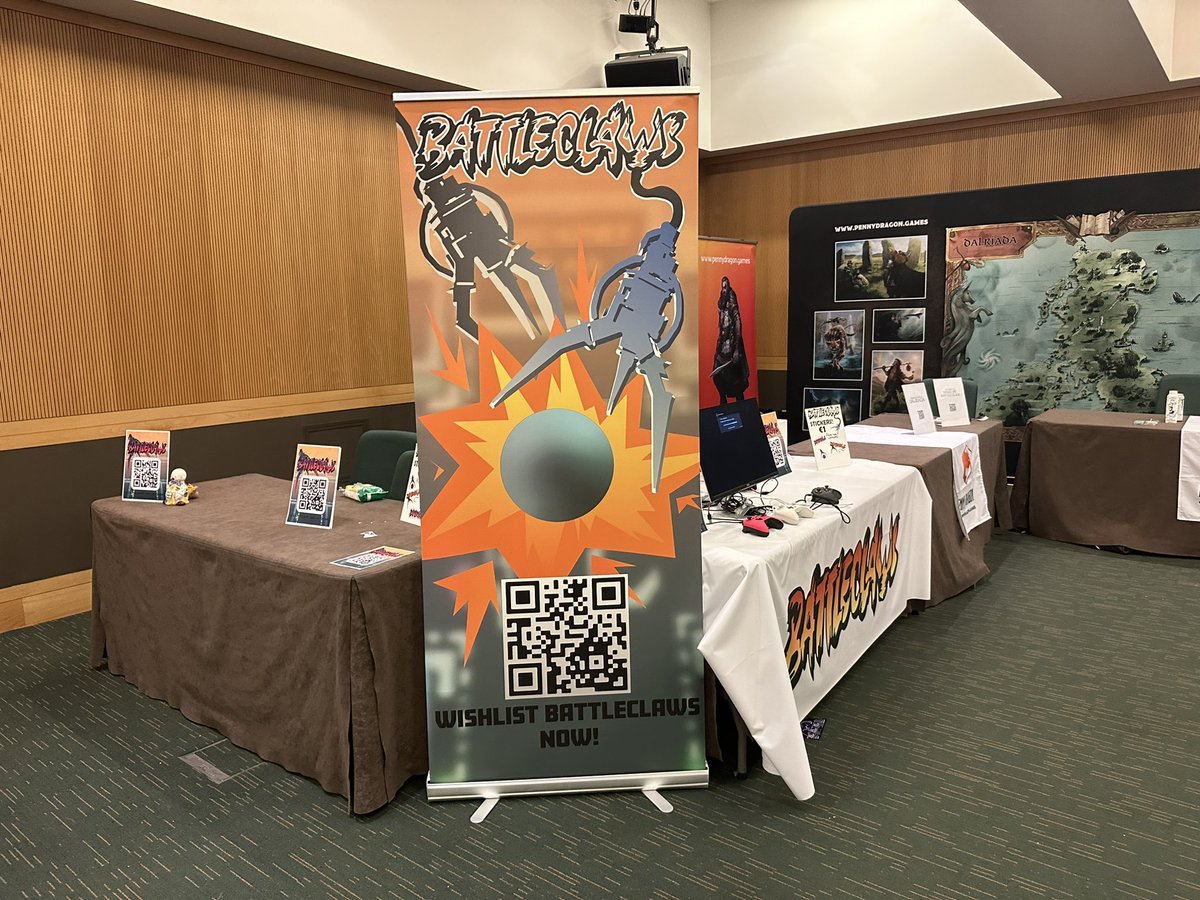 BattleClawsGame's tweet photo. dublin comic con today was a success! swing by tomorrow to see us https://t.co/6baJL5sk4S