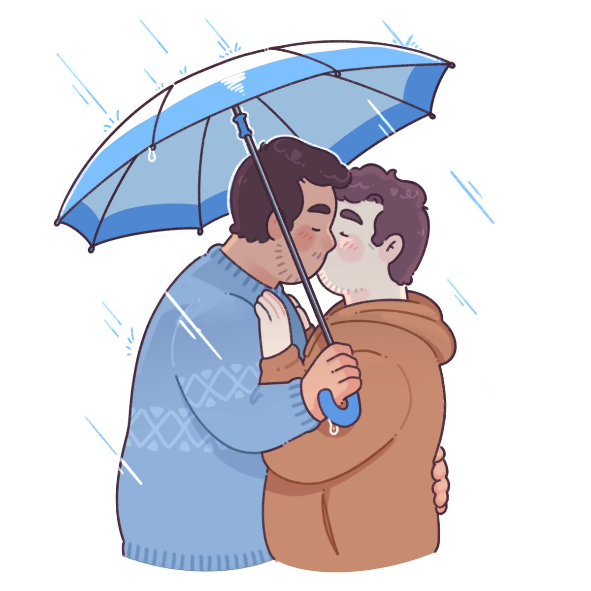 To have someone that kisses you in the rain 🌧️