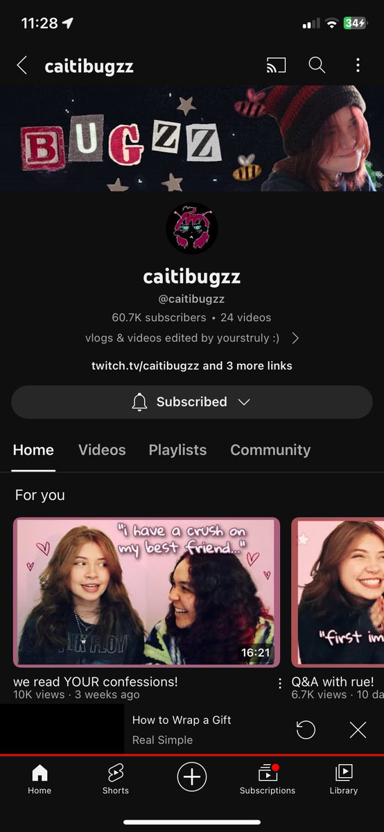 please do not let this overshadow the amazing work caiti has done as a content creator. speak out for her, advocate for her, but she is human and she is not only her abuse. she is an amazing person with amazing streams and youtube videos.
