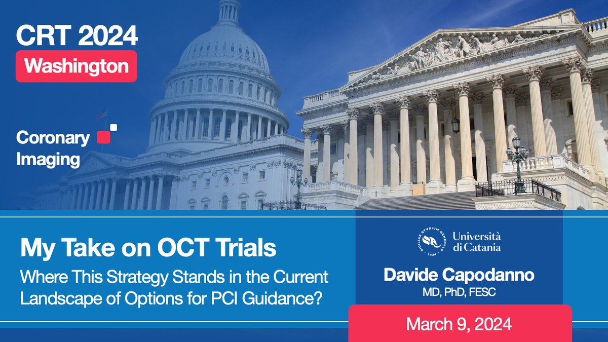 My take on OCT Trials and where this strategy stands in the current landscape of options for PCI guidance. A thread. 1/17 #CRT2024