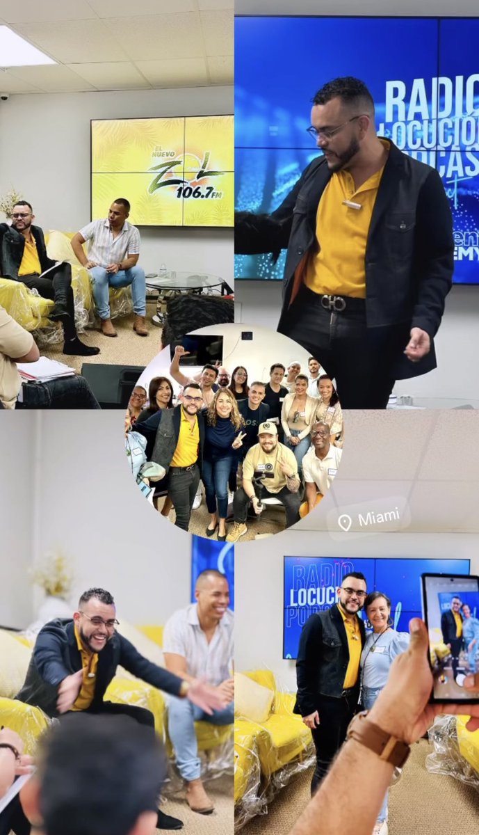 vomuseum's tweet photo. Franco el más Franco @francomasfranco de El Zol 106.7 FM @elzol1067fm Miami ☀️ en US Talent Academy @ustalent_ en el Proyecto de Radio, Locución y Podcast #Miami #francoelmasfranco #elzol106 #emisora #radiomiami #miamiradio #vocesmiami #ustalent https://t.co/FPYfr8QK0O