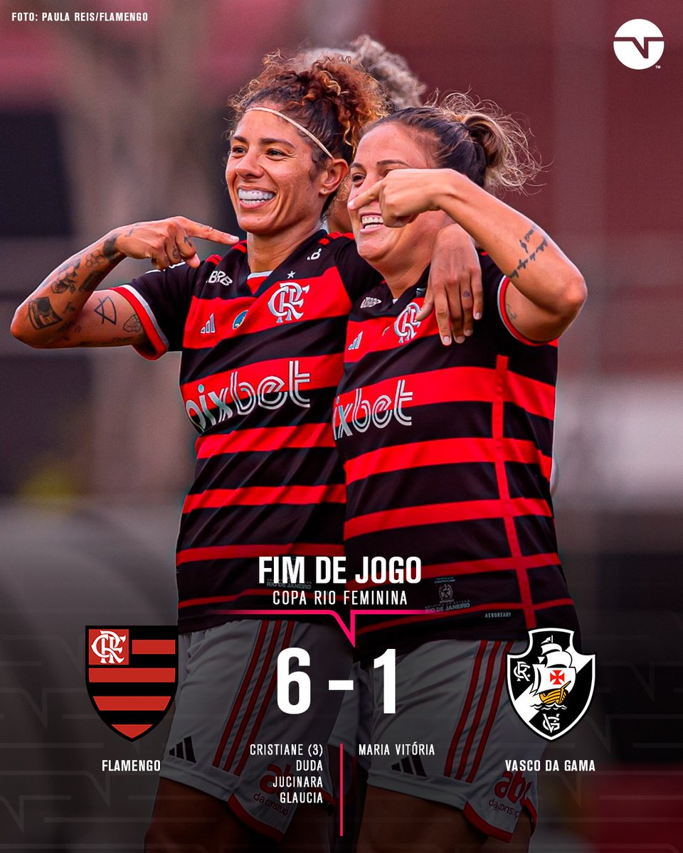 ALÔ, VASCO! ANOTOU A PLACA? 🥵⚽ Que passeio do Flamengo pra cima do Vasco da Gama! Teve hat-trick da mamãe Cris e o primeiro gol da Glaucia pelo Mengão! Que dupla de ataque! 🤩