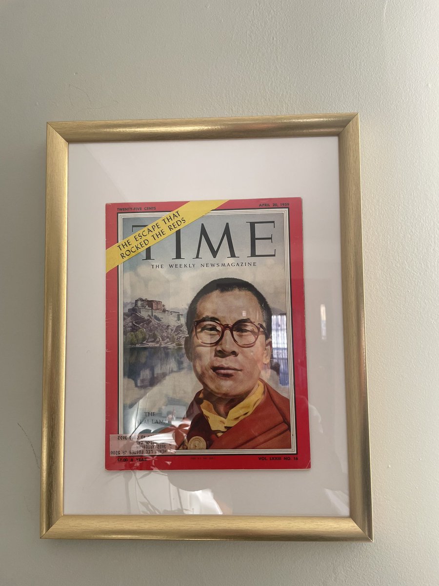 In 1959,Time Mag was sold at 25 cents, now it is $5.99. Eisenhower was U.S President, N.Khrushchev was the Soviet leader & Nehru was the PM of India. It was indeed an unfortunate events that landed him into the cover. 65 yrs later, Tibetans are still fighting for their freedom.