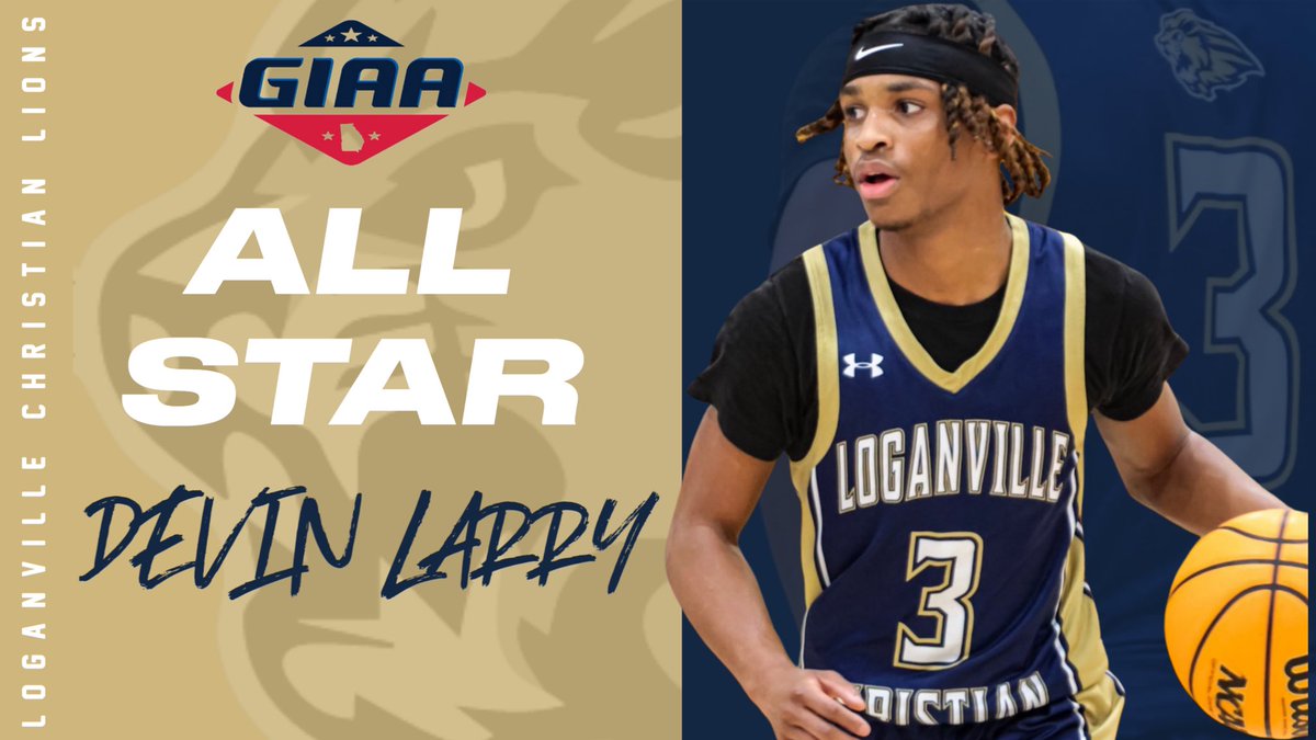 Congrats to varsity boys basketball leader, team captain, and District 4-AAAA Player of the Year, Devin Larry, on being named a GIAA All-Star. He represented LCA this weekend in the GIAA All Star game. Way to go, Devin!