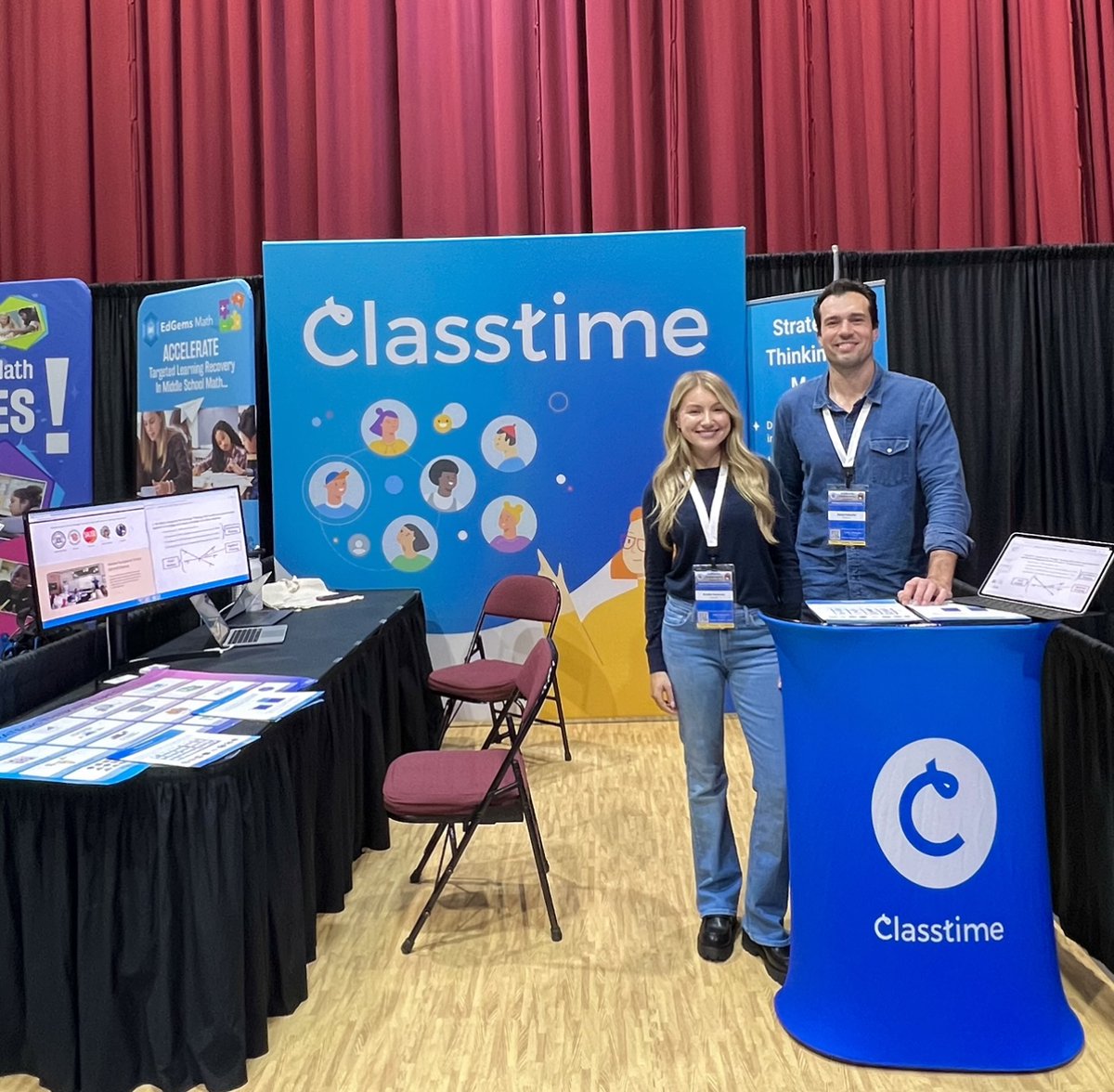 Thank you to all of the educators who stopped by our booth at the #CMCCentral conference to learn about the work we are doing with California districts on Strategic Thinking in Math! @CAMathCouncil #Classtime