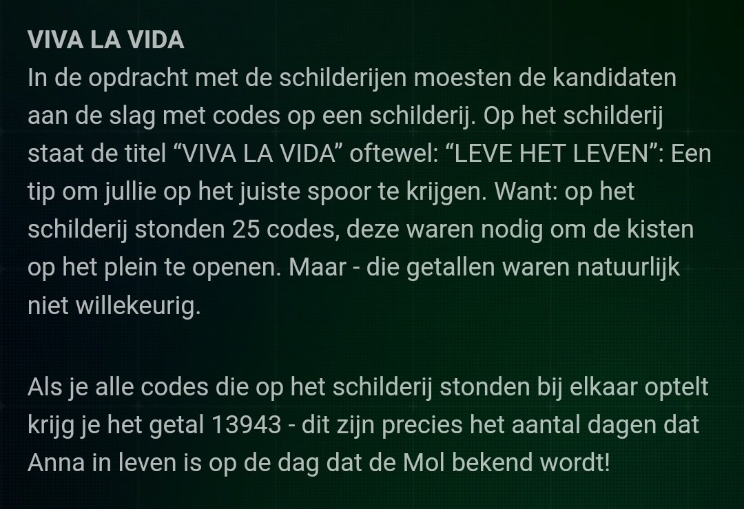 WIDMolloot's tweet photo. Oh wauw, ze doen wel hard hun best dat wij de hints niet vinden #widm https://t.co/acV4c173Cl