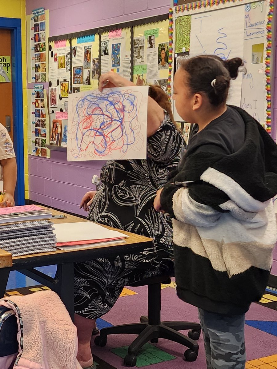 WebberEagles's tweet photo. Read Across America included a "Book & Sip" with our art students. They engaged in a read-aloud, which led to an art project. Picasso one day and Line the other while enjoying light refreshments. #readacrossamerica2024 #WebberES #remembertoSOAR https://t.co/XLjwqKiAZc