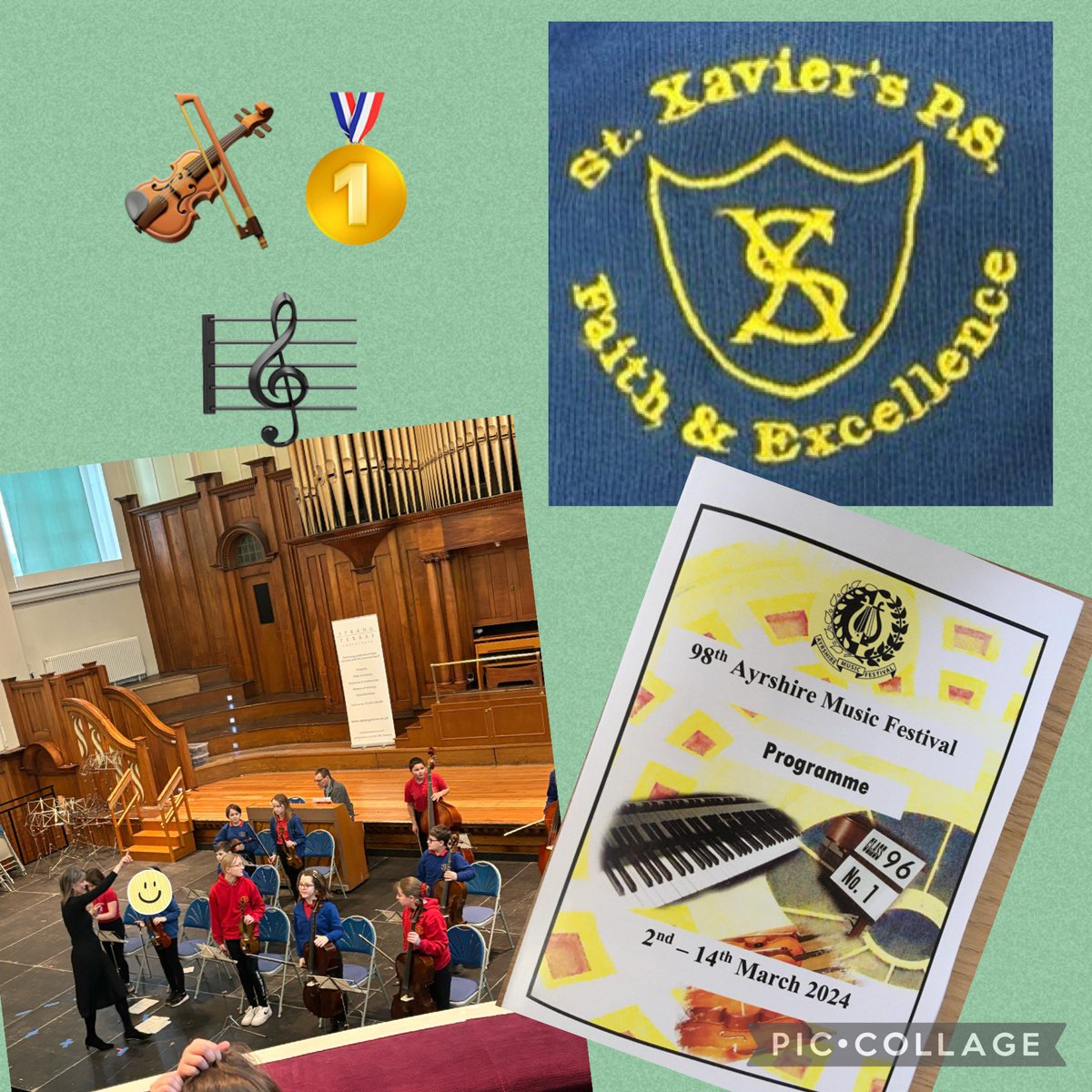 HLW Jillian was delighted to attend the 98th Ayrshire Music Festival this morning to watch the <a href="/StXaviersPr/">St. Xavier's Primary School, East Ayrshire</a> Strings Orchestra perform. Outstanding performance, well done everyone 👏🏼 ! <a href="/EACHWBteam/">EAC Health & Wellbeing</a> <a href="/LHillanFowler9/">Lesley Hillan-Fowler</a> <a href="/EACattainment/">EAC Attainment Challenge Team</a> <a href="/EacEducation/">EAC Education</a> <a href="/TammyDevlin2/">Tammy Devlin</a> <a href="/brodie_suzanne/">Suzanne Clark</a> 🌟